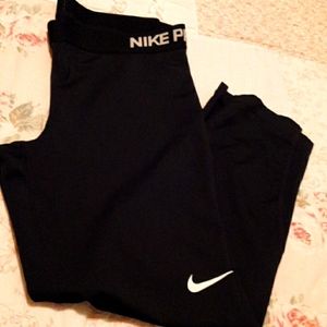 Nike pro joggers